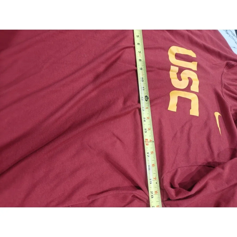 USC Trojans Hoodie Shirt Mens XL Nike Dri-Fit Pullover Lightweight Long Sleeve